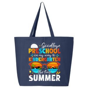 Goodbye Preschool Graduation To Kindergarten Hello Summer 25L Jumbo Tote