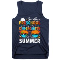 Goodbye Preschool Graduation To Kindergarten Hello Summer Tank Top