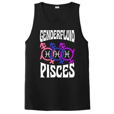 Genderfluid Pisces Genderfluid Pride Zodiac Horoscope Cool Gift PosiCharge Competitor Tank