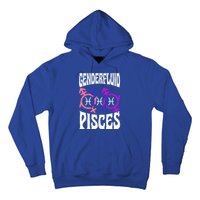 Genderfluid Pisces Genderfluid Pride Zodiac Horoscope Cool Gift Hoodie