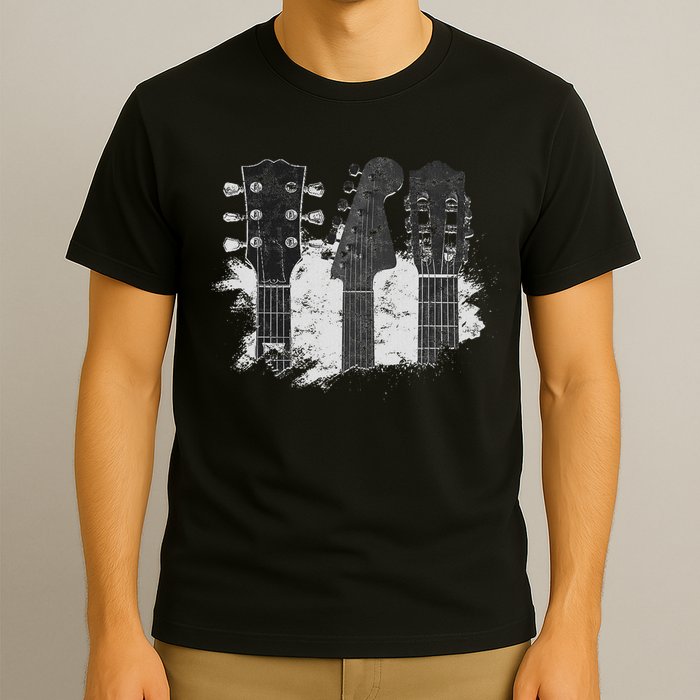 Guitar Player Gifts Rock N Roll Musician Festival Music T-Shirt