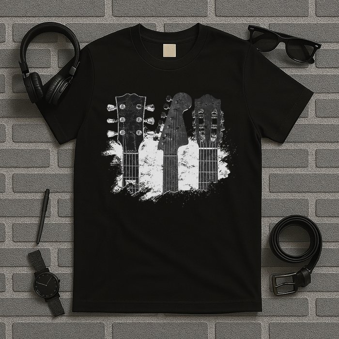 Guitar Player Gifts Rock N Roll Musician Festival Music T-Shirt
