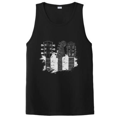 Guitar Player Gifts Rock N Roll Musician Festival Music PosiCharge Competitor Tank