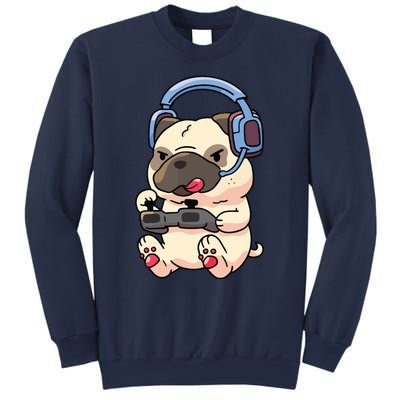 Gamer Pug Gaming Pugs Video Game Gift Sweatshirt