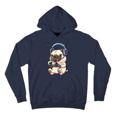 Gamer Pug Gaming Pugs Video Game Gift Tall Hoodie