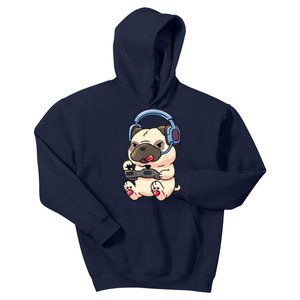 Gamer Pug Gaming Pugs Video Game Gift Kids Hoodie