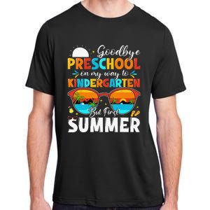 Goodbye Preschool Graduation To Kindergarten Hello Summer Adult ChromaSoft Performance T-Shirt