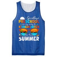 Goodbye Preschool Graduation To Kindergarten Hello Summer Mesh Reversible Basketball Jersey Tank