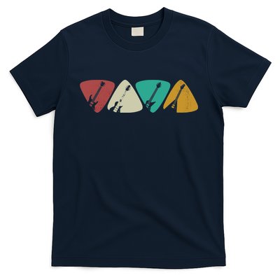 Guitar Pick Gift For Guitarist Retro Vintage T-Shirt