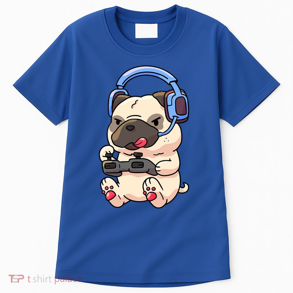 Gamer Pug Gaming Pugs Video Game Gift Tall T-Shirt