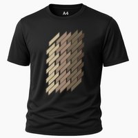 Geometric Pattern Geometry Abstract Vintage Trapezoid Modern Performance Shirt