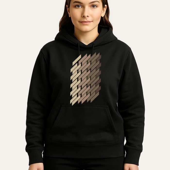 Geometric Pattern Geometry Abstract Vintage Trapezoid Modern Hoodie