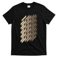 Geometric Pattern Geometry Abstract Vintage Trapezoid Modern T-Shirt