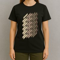 Geometric Pattern Geometry Abstract Vintage Trapezoid Modern T-Shirt