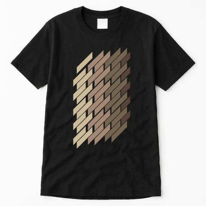 Geometric Pattern Geometry Abstract Vintage Trapezoid Modern Tall T-Shirt