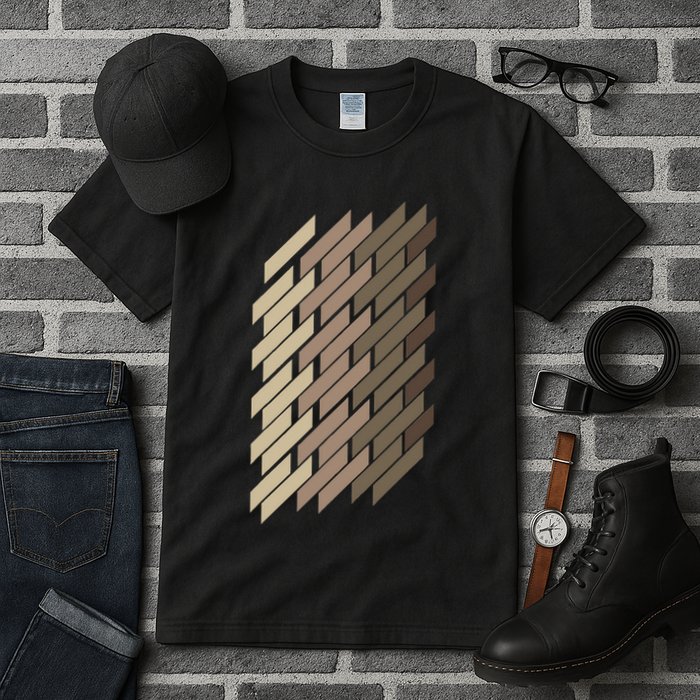 Geometric Pattern Geometry Abstract Vintage Trapezoid Modern Tall T-Shirt