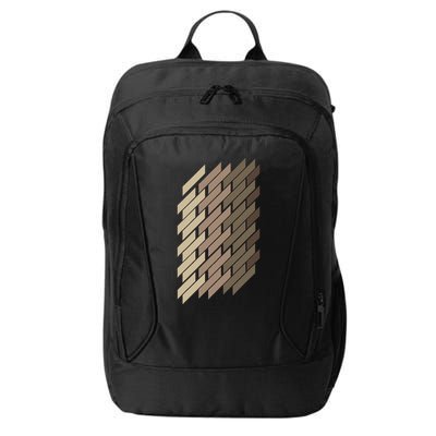 Geometric Pattern Geometry Abstract Vintage Trapezoid Modern City Backpack