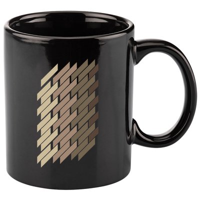 Geometric Pattern Geometry Abstract Vintage Trapezoid Modern 11oz C Handle Ceramic Mug