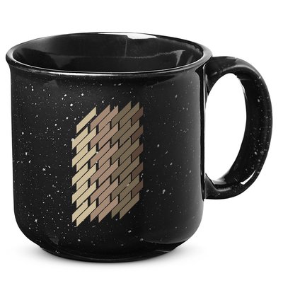 Geometric Pattern Geometry Abstract Vintage Trapezoid Modern 15oz Campfire Ceramic Mug