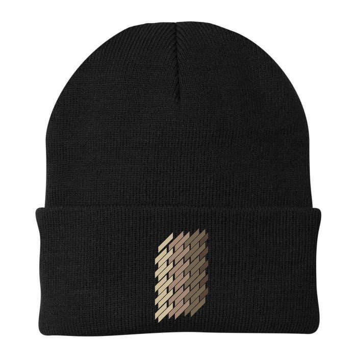Geometric Pattern Geometry Abstract Vintage Trapezoid Modern Beanie
