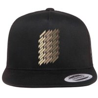Geometric Pattern Geometry Abstract Vintage Trapezoid Modern Flatbill Hat