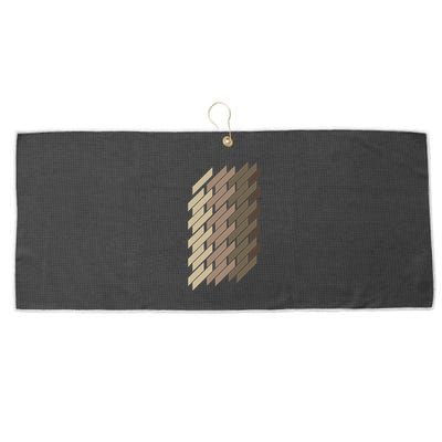 Geometric Pattern Geometry Abstract Vintage Trapezoid Modern Large Microfiber Waffle Golf Towel