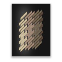 Geometric Pattern Geometry Abstract Vintage Trapezoid Modern Poster