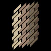 Geometric Pattern Geometry Abstract Vintage Trapezoid Modern Poster