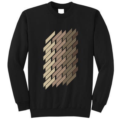 Geometric Pattern Geometry Abstract Vintage Trapezoid Modern Tall Sweatshirt