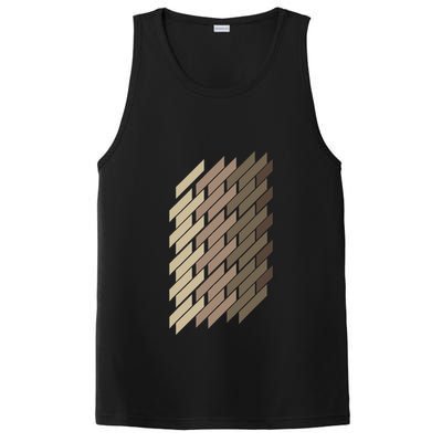 Geometric Pattern Geometry Abstract Vintage Trapezoid Modern PosiCharge Competitor Tank