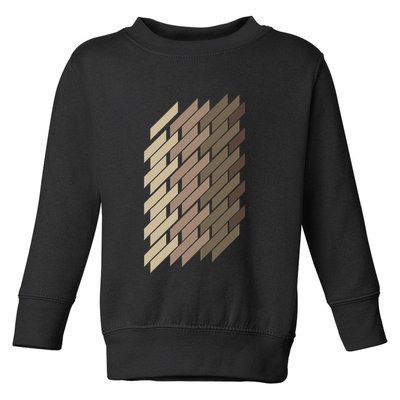 Geometric Pattern Geometry Abstract Vintage Trapezoid Modern Toddler Sweatshirt