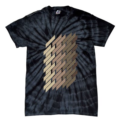 Geometric Pattern Geometry Abstract Vintage Trapezoid Modern Tie-Dye T-Shirt