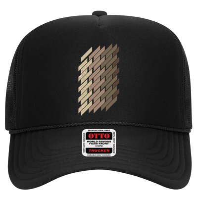 Geometric Pattern Geometry Abstract Vintage Trapezoid Modern Trucker Hat
