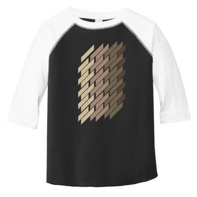 Geometric Pattern Geometry Abstract Vintage Trapezoid Modern Toddler Fine Jersey T-Shirt