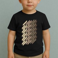 Geometric Pattern Geometry Abstract Vintage Trapezoid Modern Toddler T-Shirt