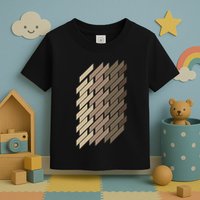 Geometric Pattern Geometry Abstract Vintage Trapezoid Modern Toddler T-Shirt