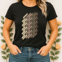 Geometric Pattern Geometry Abstract Vintage Trapezoid Modern Womens T-Shirt