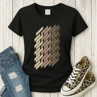 Geometric Pattern Geometry Abstract Vintage Trapezoid Modern Womens T-Shirt