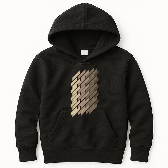 Geometric Pattern Geometry Abstract Vintage Trapezoid Modern Kids Hoodie