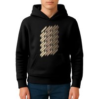 Geometric Pattern Geometry Abstract Vintage Trapezoid Modern Kids Hoodie