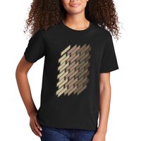 Geometric Pattern Geometry Abstract Vintage Trapezoid Modern Kids T-Shirt