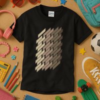 Geometric Pattern Geometry Abstract Vintage Trapezoid Modern Kids T-Shirt