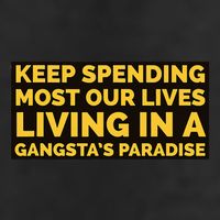 Gangsters Paradise Adult Drive Performance Visor