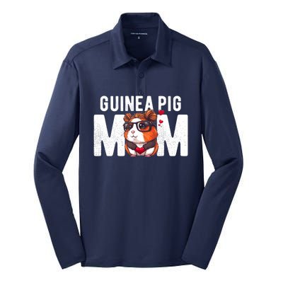 Guinea Pig Guinea Pig Mom Girl Furry Potato Funny Silk Touch Performance Long Sleeve Polo