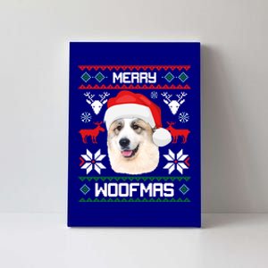 Great Pyrenees Gift For Merry Christmas Woofmas Clothes Great Gift Canvas