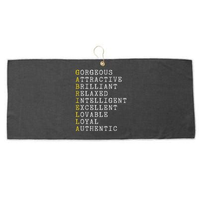 Gabriella Personalized Gabriella Name Girl Woman Gabriella Large Microfiber Waffle Golf Towel