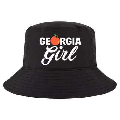 Georgia Peach Girl Funny Vintage Cool Comfort Performance Bucket Hat