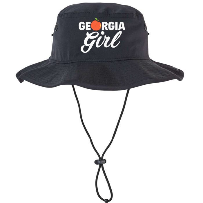 Georgia Peach Girl Funny Vintage Legacy Cool Fit Booney Bucket Hat