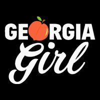 Georgia Peach Girl Funny Vintage Kids T-Shirt