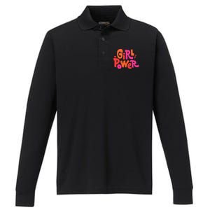 Girl Power Grl Pwr Performance Long Sleeve Polo